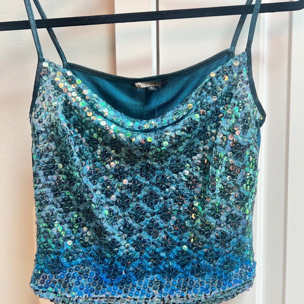 Rozea Nichols Sequin Top Size S